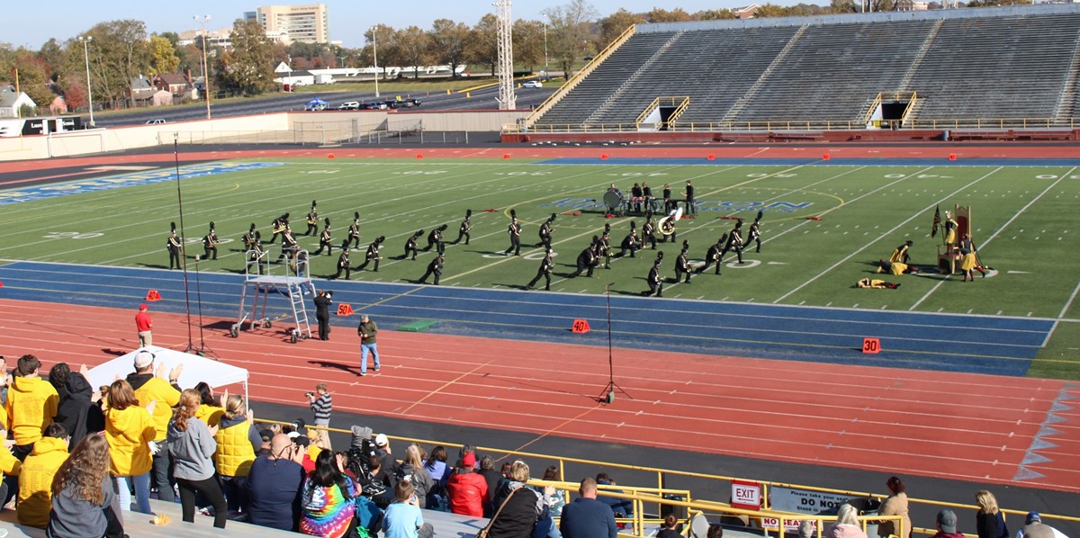 LC Marching Mustangs at State 2021